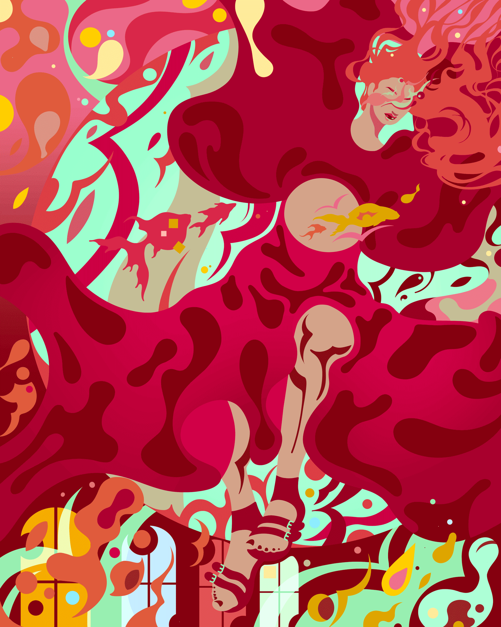 Valentino SPRING 2024 READY-TO-WEAR, Look 62